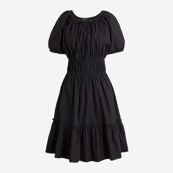 J. Crew Dresses & Skirts - J Crew Cinched-waist puff-sleeve dress BK946